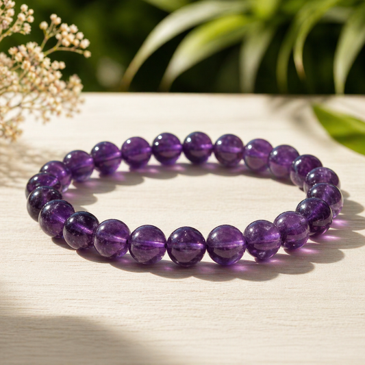 Amethyst Bracelet – Peace, Protection & Spiritual Growth