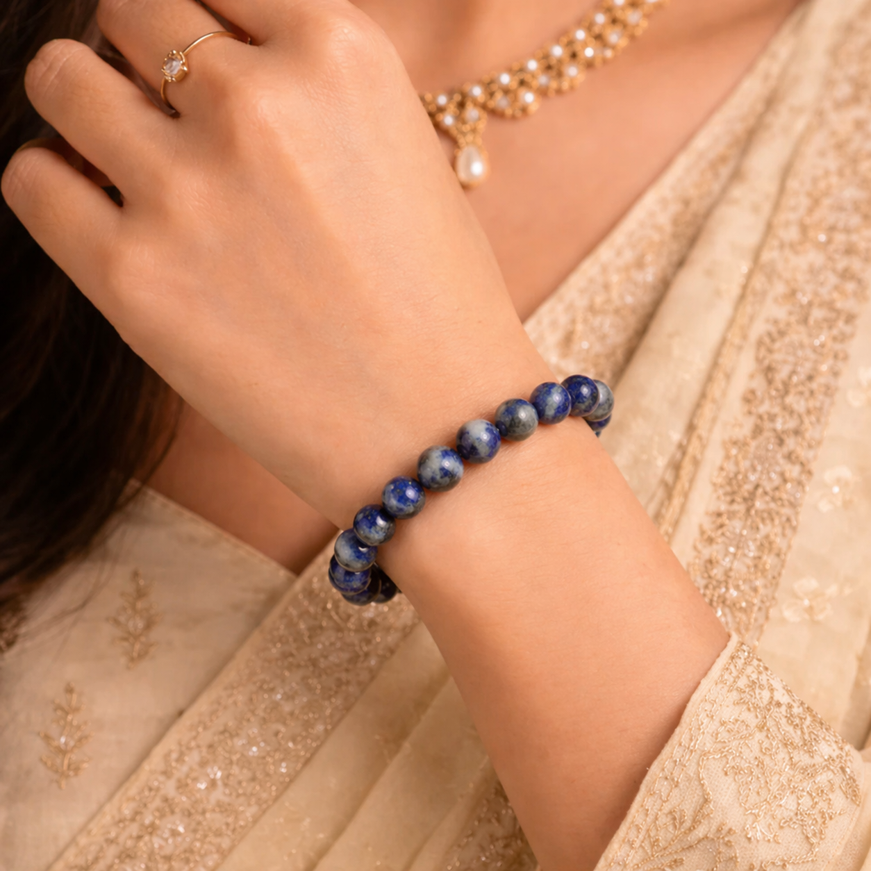 Lapis Lazuli Bracelet – Wisdom, Truth & Inner Power