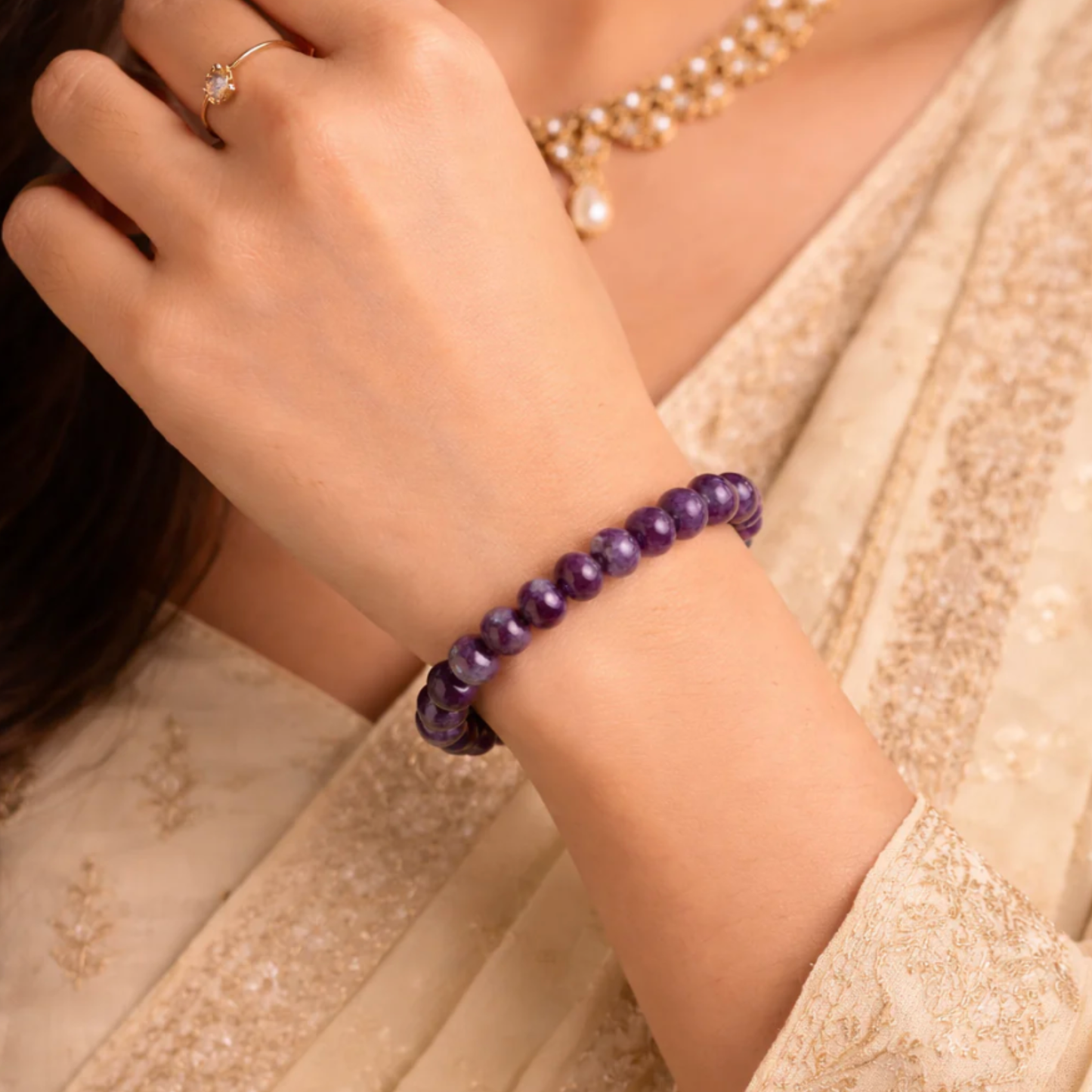 Amethyst Bracelet – Peace, Protection & Spiritual Growth
