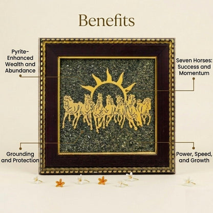7 Horses Pyrite XL Size Frame – Grander Presence, Greater Prosperity