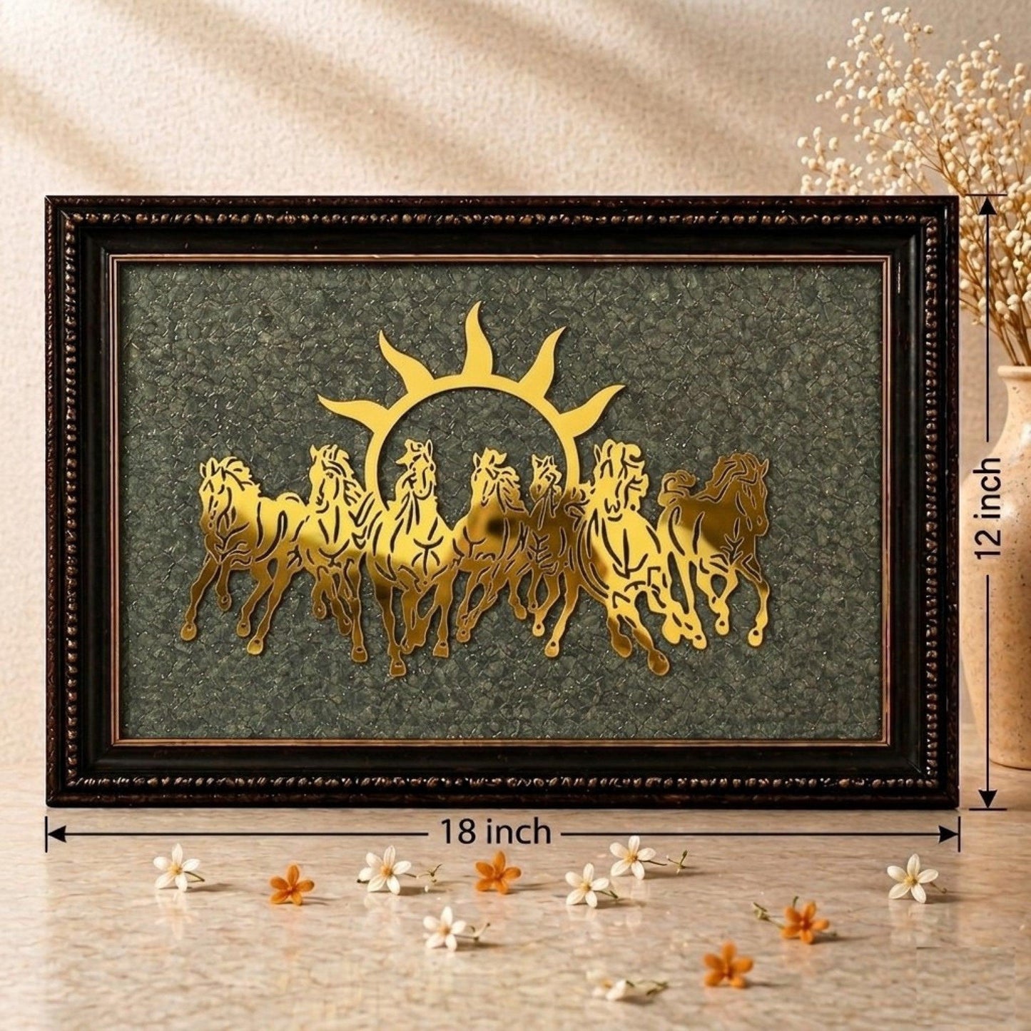 7 Horses Pyrite XL Size Frame – Grander Presence, Greater Prosperity