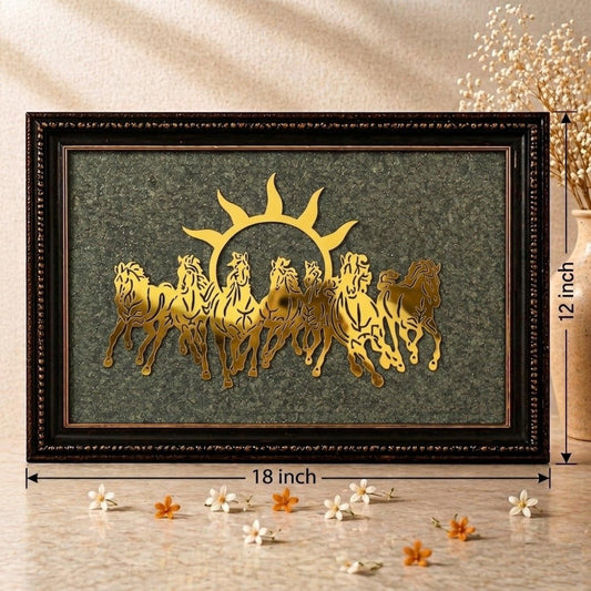 7 Horses Pyrite XL Size Frame – Grander Presence, Greater Prosperity