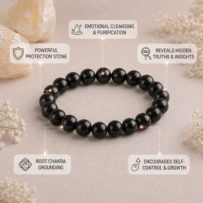 Black Obsidian Bracelet – Ultimate Protection & Energy Shield