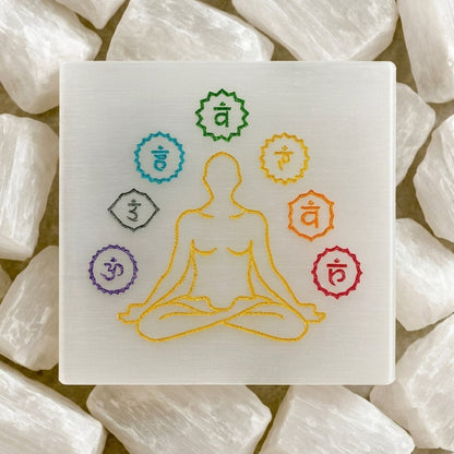 Selenite Plate - Purify, Charge & Elevate