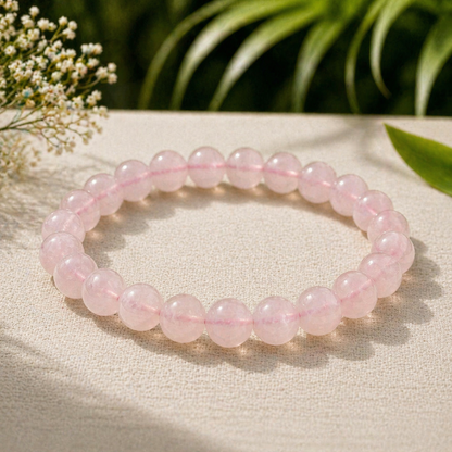 Rose Quartz Bracelet – Love, Healing & Emotional Balance