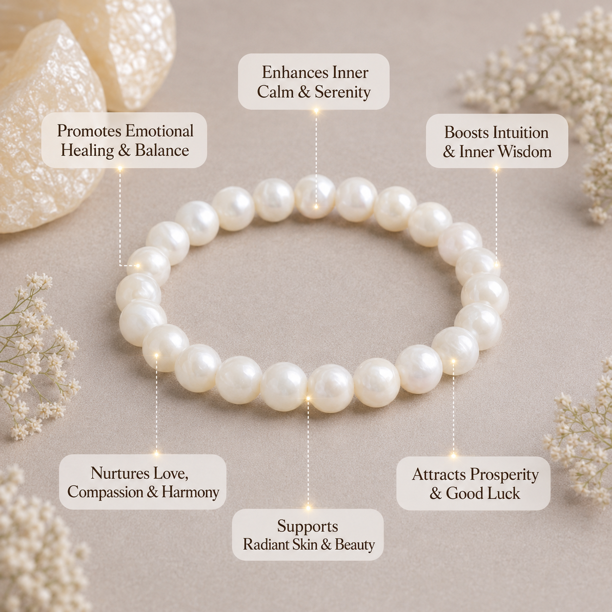 Mother of Pearls Bracelet – The Nurturing Gem