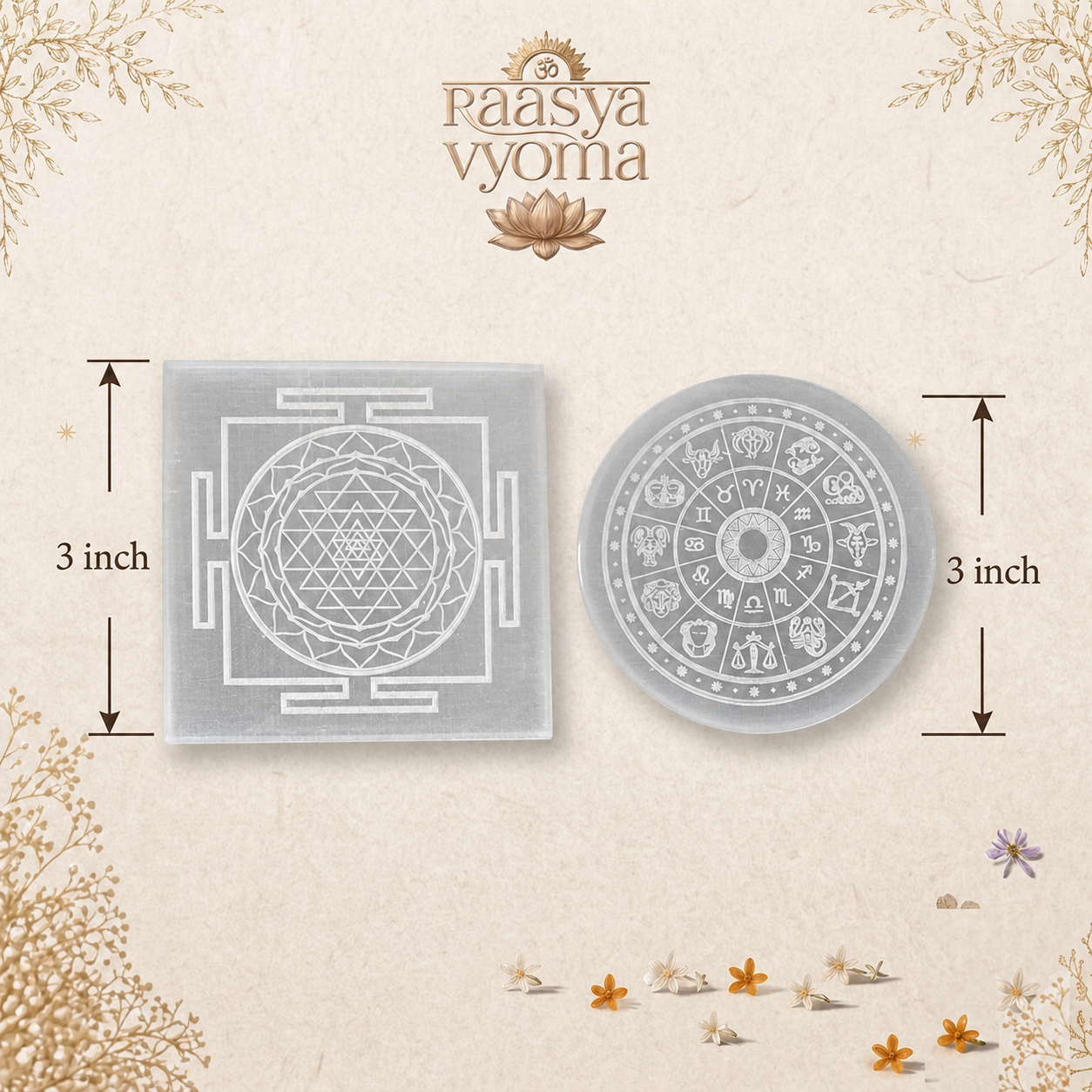 Selenite Plate - Purify, Charge & Elevate