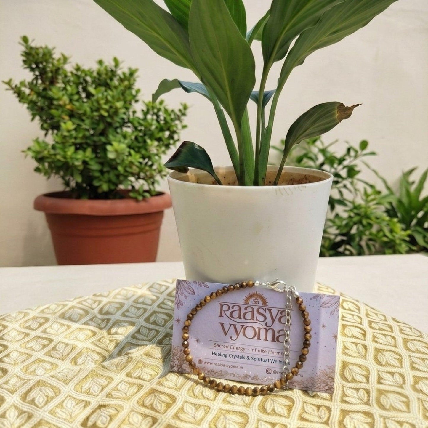 Tiger's Eye Anklet – Confidence, Courage & Protection