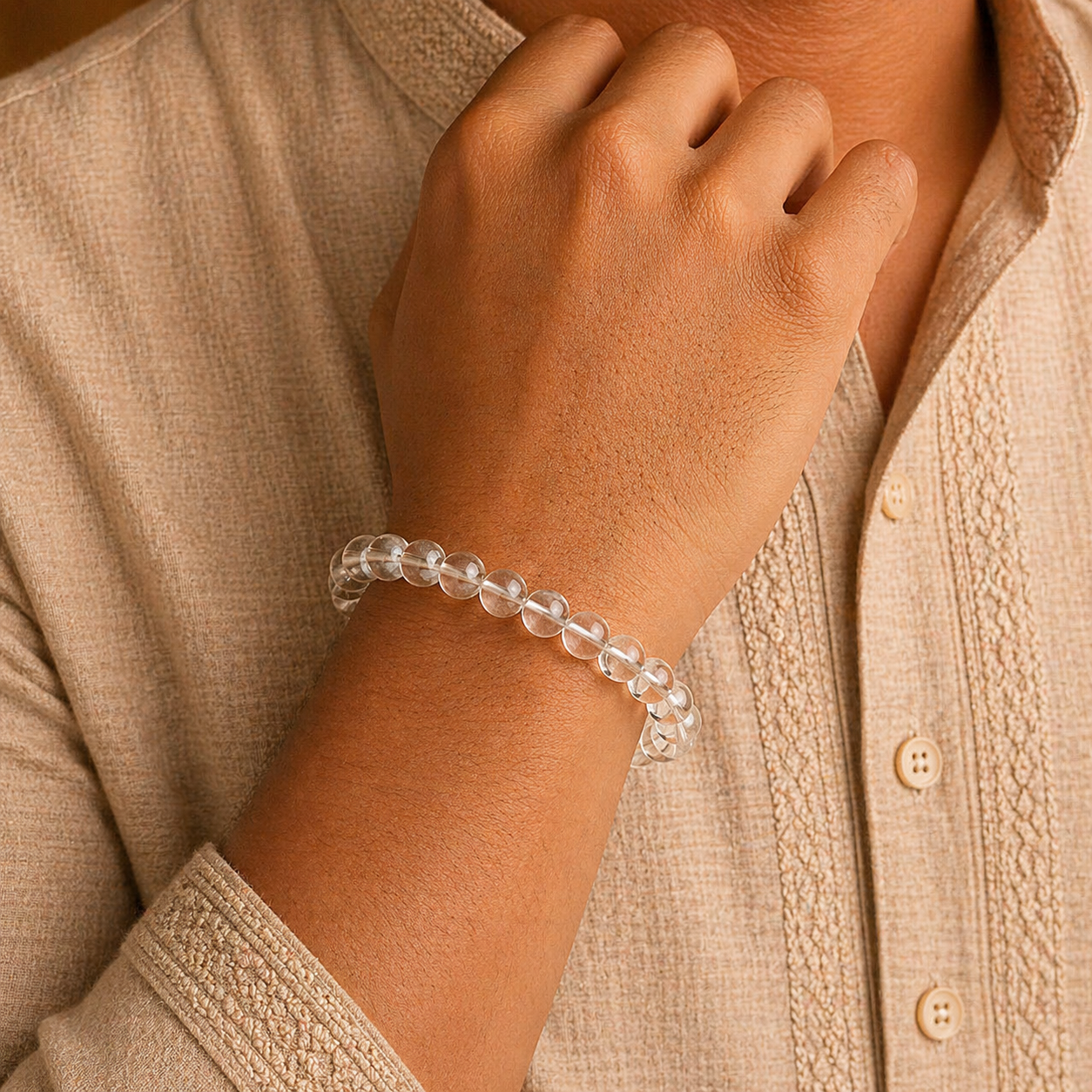 Clear Quartz Bracelet – Master Healer & Energy Amplifier