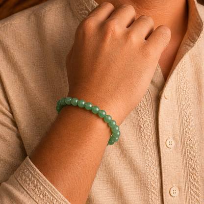 Green Aventurine Bracelet – Luck, Growth & Opportunity
