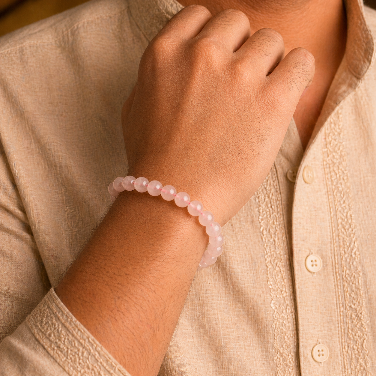 Rose Quartz Bracelet – Love, Healing & Emotional Balance