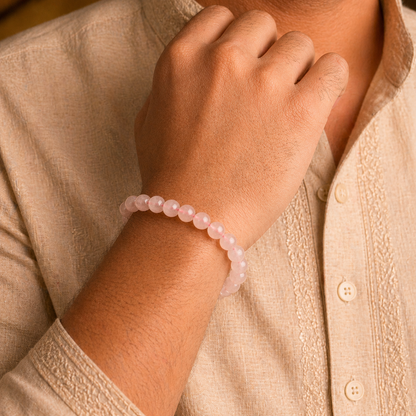 Rose Quartz Bracelet – Love, Healing & Emotional Balance