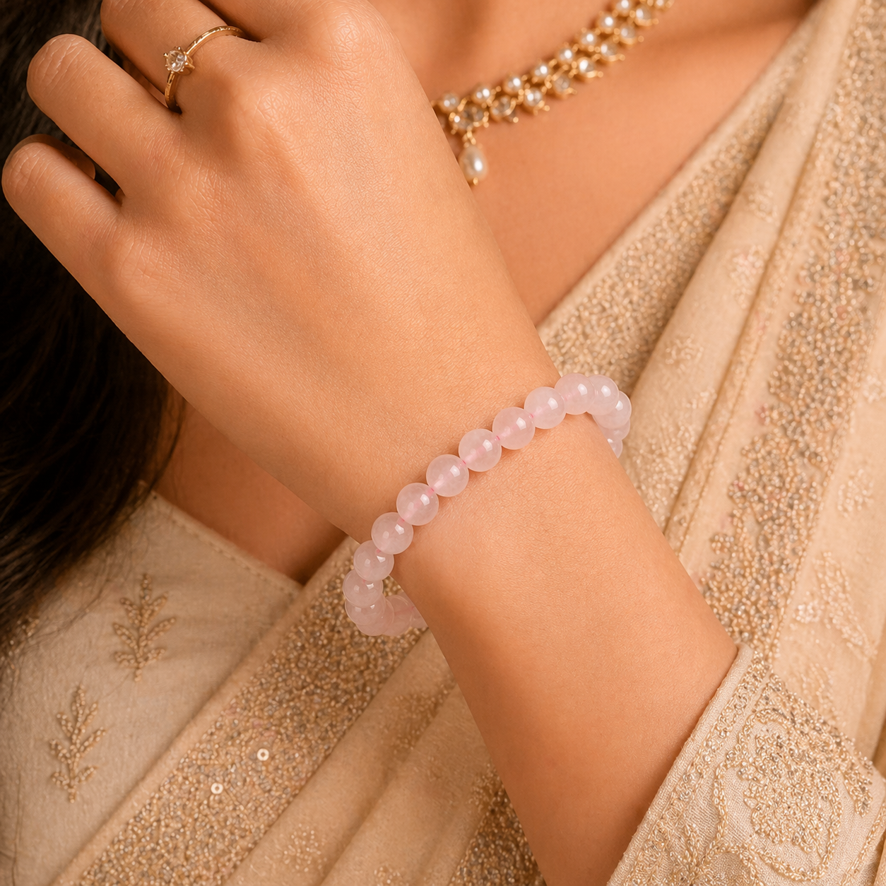 Rose Quartz Bracelet – Love, Healing & Emotional Balance